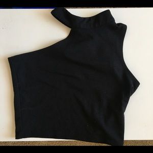 Nikki Minaj Black Crop Top